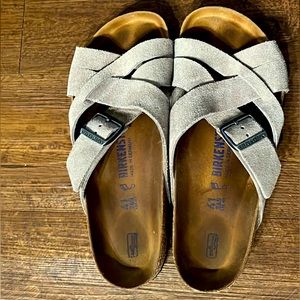 Birkenstock Lugano suede leather